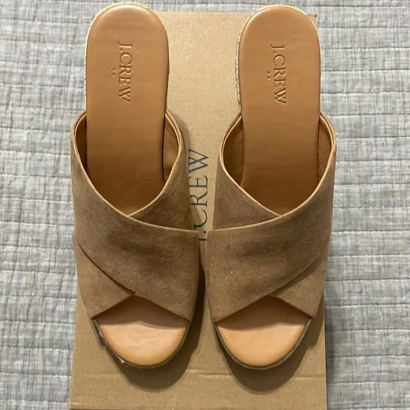 J Crew Peep Toe Espadrilles - Picture 2 of 7